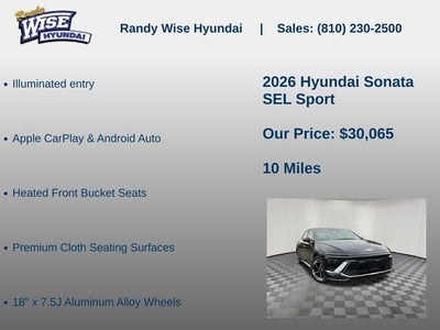 2026 Hyundai Sonata SEL Sport