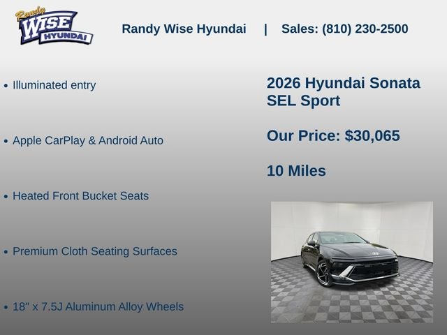 2026 Hyundai Sonata SEL Sport
