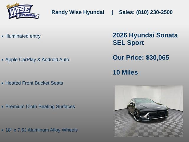 2026 Hyundai Sonata SEL Sport