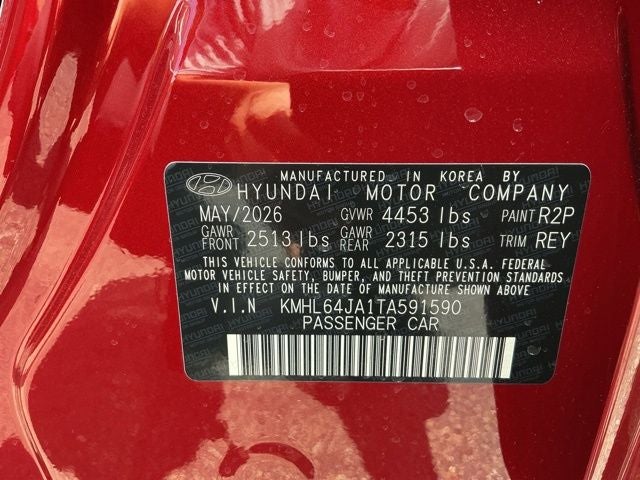 2026 Hyundai Sonata SEL Sport