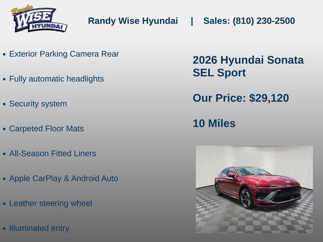 2026 Hyundai Sonata SEL Sport