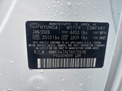 2026 Hyundai Sonata SEL Sport