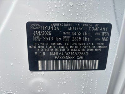 2026 Hyundai Sonata SEL Sport