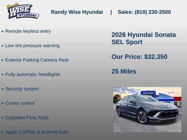2026 Hyundai Sonata SEL Sport