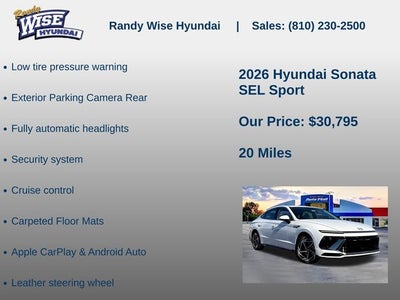 2026 Hyundai Sonata SEL Sport