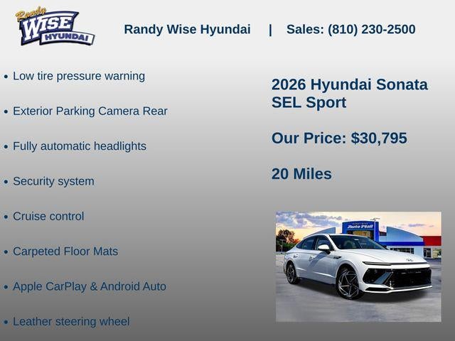 2026 Hyundai Sonata SEL Sport
