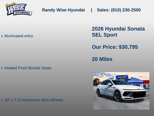 2026 Hyundai Sonata SEL Sport