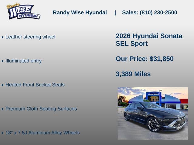 2026 Hyundai Sonata SEL Sport