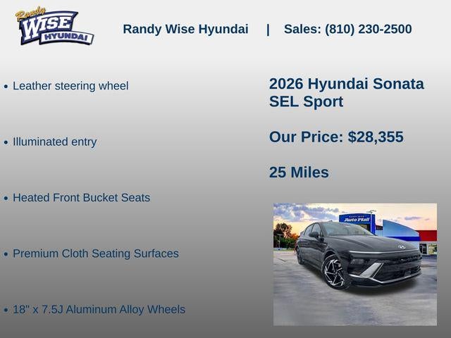 2026 Hyundai Sonata SEL Sport