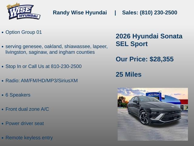 2026 Hyundai Sonata SEL Sport
