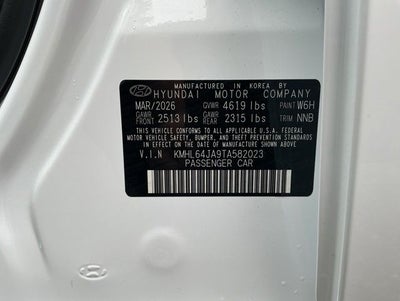 2026 Hyundai Sonata SEL Sport