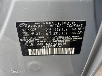 2026 Hyundai Sonata SEL Sport