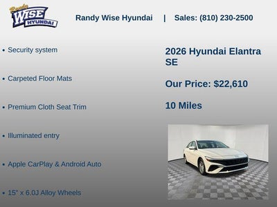 2026 Hyundai Elantra SE