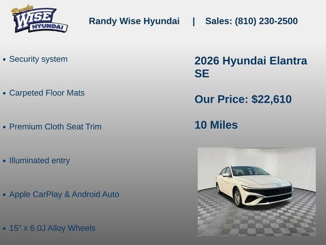 2026 Hyundai Elantra SE