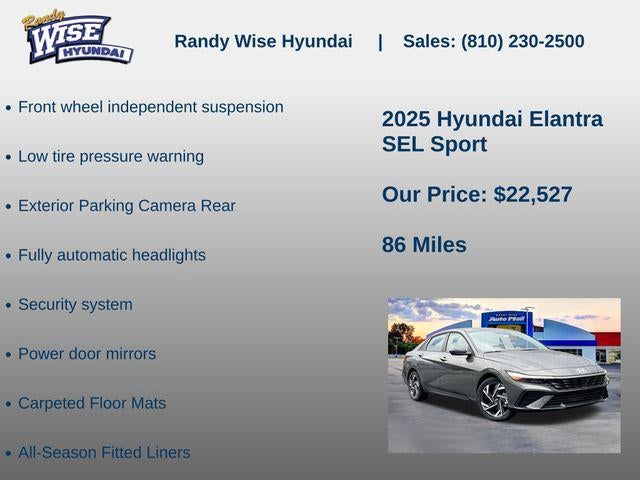 2025 Hyundai Elantra SEL Sport