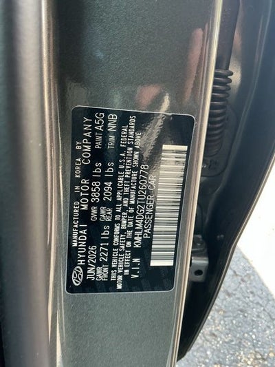 2026 Hyundai Elantra SEL Sport