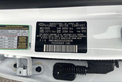 2025 Hyundai Elantra SEL Sport