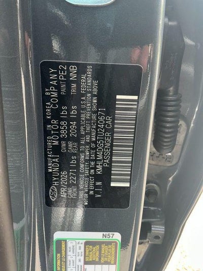 2026 Hyundai Elantra SEL Sport