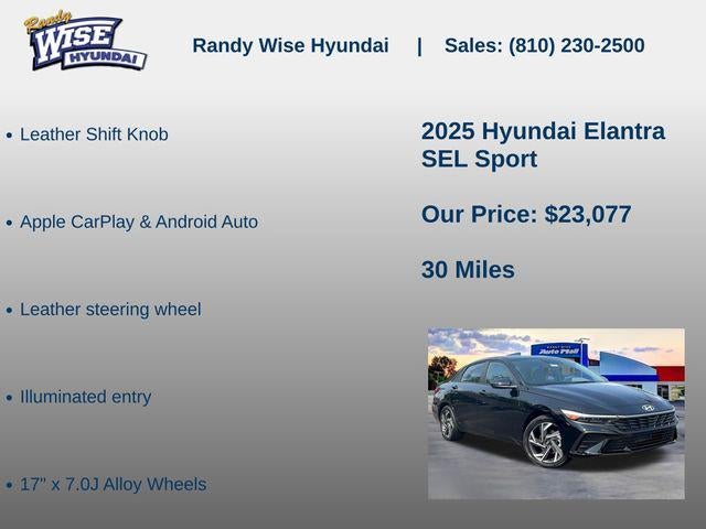2025 Hyundai Elantra SEL Sport