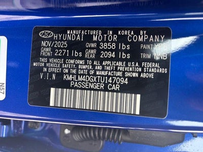 2026 Hyundai Elantra SEL Sport