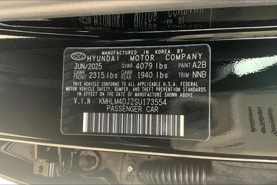 2025 Hyundai Elantra Hybrid SEL Sport