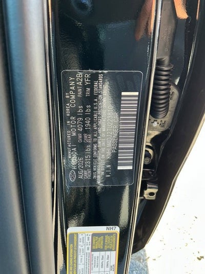 2026 Hyundai Elantra Hybrid Blue