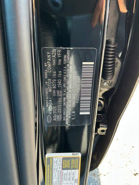 2026 Hyundai Elantra Hybrid Blue