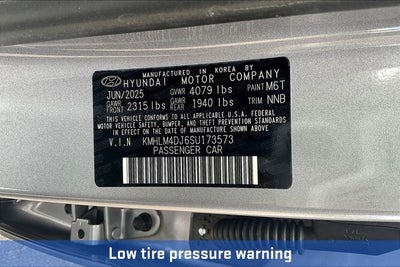 2025 Hyundai Elantra Hybrid SEL Sport