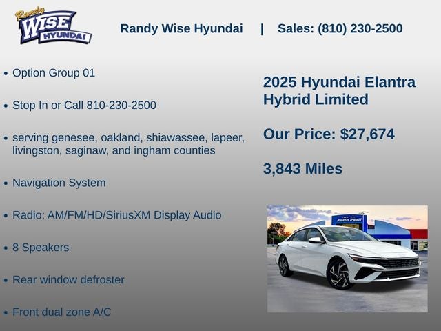 2025 Hyundai Elantra Hybrid Limited