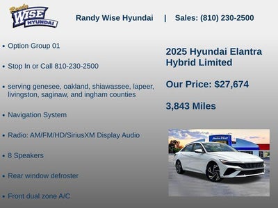 2025 Hyundai Elantra Hybrid Limited