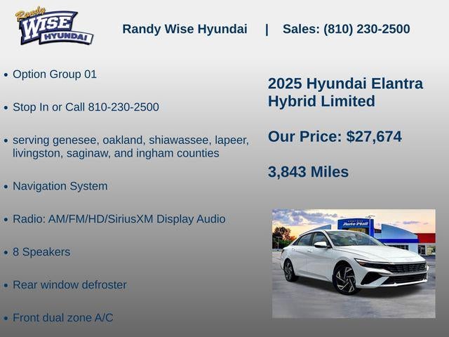 2025 Hyundai Elantra Hybrid Limited