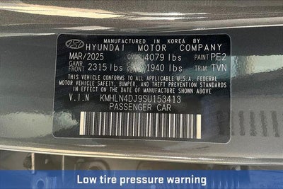 2025 Hyundai Elantra Hybrid Limited