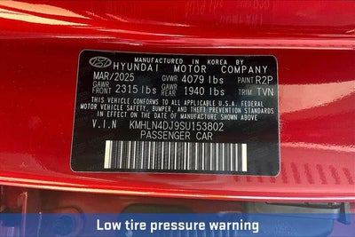 2025 Hyundai Elantra Hybrid Limited