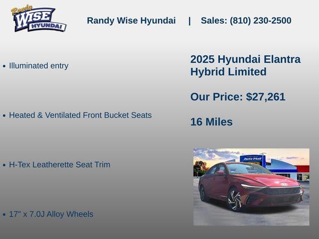 2025 Hyundai Elantra Hybrid Limited