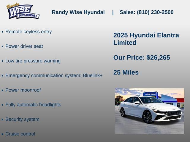 2025 Hyundai Elantra Limited