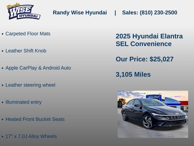 2025 Hyundai Elantra SEL Convenience