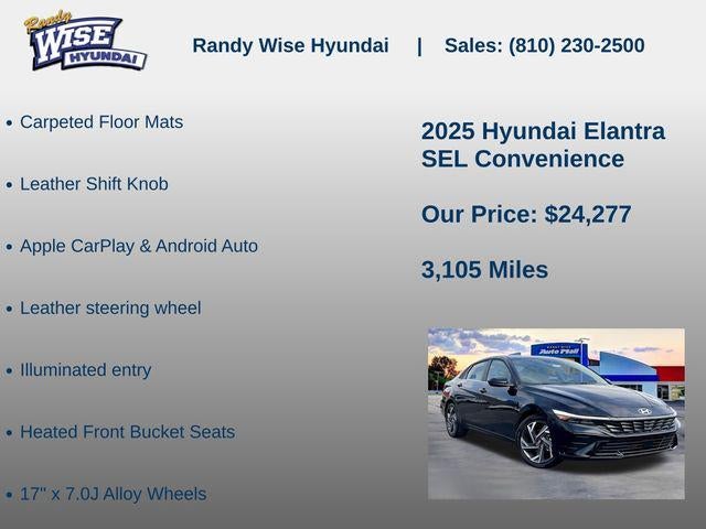 2025 Hyundai Elantra SEL Convenience