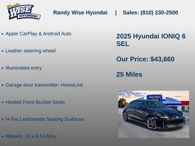 2025 Hyundai IONIQ 6 SEL