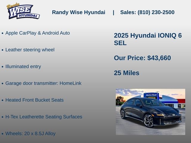 2025 Hyundai IONIQ 6 SEL