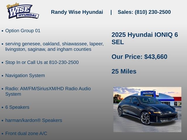 2025 Hyundai IONIQ 6 SEL