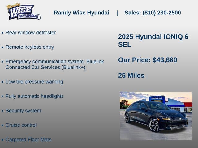 2025 Hyundai IONIQ 6 SEL