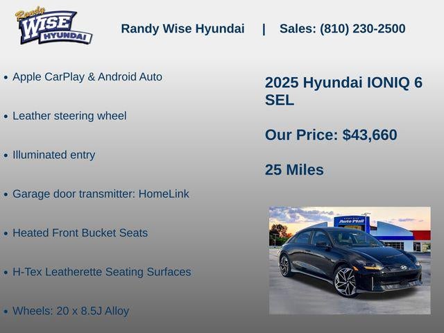 2025 Hyundai IONIQ 6 SEL