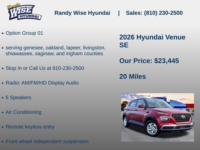 2026 Hyundai Venue SE