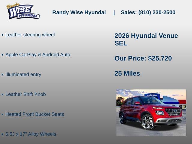 2026 Hyundai Venue SEL