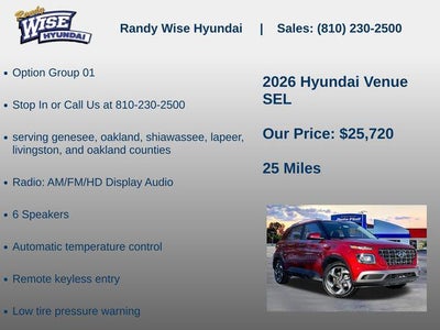 2026 Hyundai Venue SEL