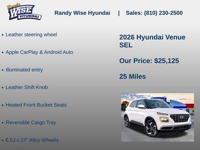 2026 Hyundai Venue SEL