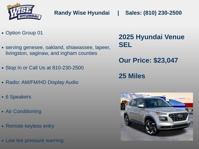 2025 Hyundai Venue SEL