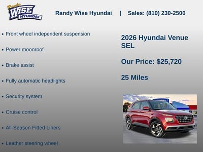 2026 Hyundai Venue SEL