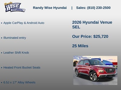 2026 Hyundai Venue SEL