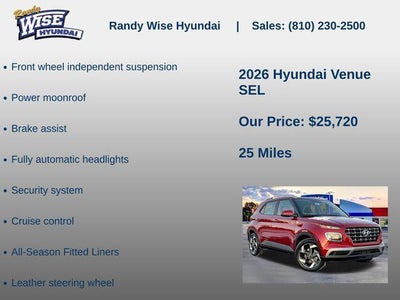 2026 Hyundai Venue SEL